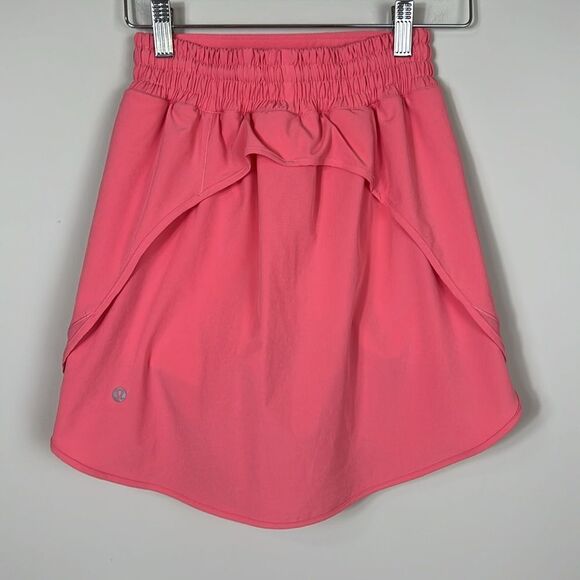 Lululemon Hotty Hot Tennis Golf Skort Skirt Long Size 2 - Picture 2 of 8